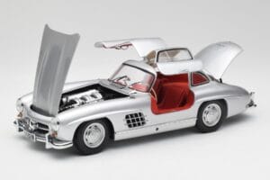 Mercedes 300 SL W198 Gullwing Stříbrný Minichamps 1:18 180039000 Kov – obrázek 2 z 8