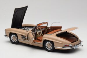 Mercedes 300 SL W198 Roadster Světle Hnědý Minichamps 1:18 180039032 Kov – obrázek 5 z 8