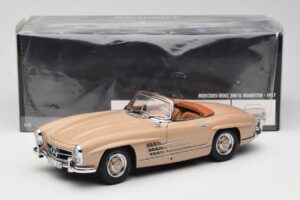 Mercedes 300 SL W198 Roadster Světle Hnědý Minichamps 1:18 180039032 Kov – obrázek 8 z 8