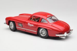 Mercedes 300 SL W198 Red Metallic Bburago 1:18 3013-M1 Kov – obrázek 7 z 8