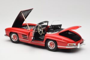 Mercedes 300 SL W198 Roadster Červený S Pevnou Střechou Minichamps 1:18 180039041 Kov – obrázek 5 z 8