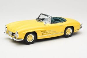 Mercedes 300 SL W198 Roadster Hardtop Signal Yellow Minichamps 1:18 180039044 Kov