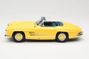 Mercedes 300 SL W198 Roadster Hardtop Signal Yellow Minichamps 1:18 180039044 Kov – obrázek 5 z 9
