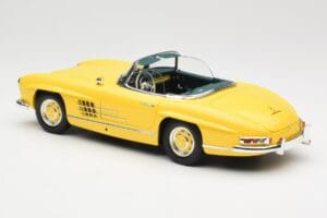 Mercedes 300 SL W198 Roadster Hardtop Signal Yellow Minichamps 1:18 180039044 Kov – obrázek 8 z 9