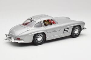 Mercedes 300 SL W198 Gullwing Silver Šedý Bburago 1:18 3513 Kov – obrázek 3 z 8