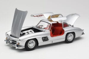 Mercedes 300 SL W198 Gullwing Stříbrný Metalíza Minichamps 1:18 B66040379 Kov – obrázek 2 z 8