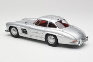 Mercedes 300 SL W198 Gullwing Stříbrný Metalíza Minichamps 1:18 B66040379 Kov – obrázek 7 z 8