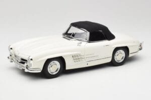 Mercedes 300 SL W198 Roadster Bílý Se Střechou Soft Top Minichamps 1:18 180039034 Kov – obrázek 3 z 9