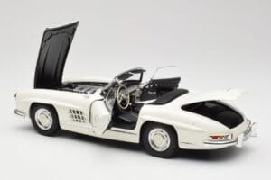 Mercedes 300 SL W198 Roadster Bílý Se Střechou Soft Top Minichamps 1:18 180039034 Kov – obrázek 6 z 9