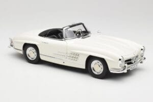 Mercedes 300 SL W198 Roadster Bílý Se Střechou Soft Top Minichamps 1:18 180039034 Kov – obrázek 7 z 9