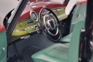 Mercedes 300 W186 Konrad Adenauer Norev 1:18 183707 Kov – obrázek 8 z 9
