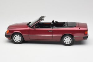 Mercedes 300CE-24 A124 Kabriolet Almandine Červený Metalíza Norev 1:18 B66040616 Kov – obrázek 4 z 8