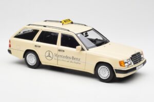 Mercedes 300D S124 T-Model Světlá Slonová Kost Taxi Edice Dealer Norev 1:18 B66040702 Kov – obrázek 6 z 8