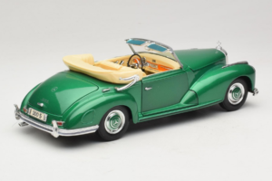 Mercedes 300S Cabriolet Green Metallic Maisto 1:18 52116 Kov – obrázek 3 z 7