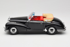 Mercedes 300S W188 Roadster Černý Welly 1:18 801-3271398 Kov – obrázek 4 z 8