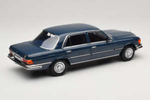 Mercedes 350 SEL W116 Hansa Blue Norev 1:18 183976 Kov – obrázek 3 z 8