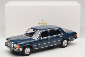 Mercedes 350 SEL W116 Hansa Blue Norev 1:18 183976 Kov – obrázek 8 z 8