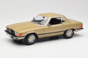 Mercedes 350 SL R107 Zlatý Sun Star 1:18 MB004 Kov