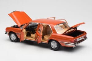 Mercedes 450 SEL 6.9 W116 Oranžový Metallic Norev 1:18 183459 Kov – obrázek 5 z 8