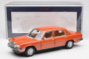 Mercedes 450 SEL 6.9 W116 Oranžový Metallic Norev 1:18 183459 Kov – obrázek 8 z 8