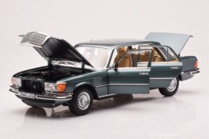 Mercedes 450 SEL 6.9 W116 Petrol Metalická Norev 1:18 183974 Kov – obrázek 2 z 8