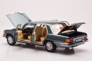 Mercedes 450 SEL 6.9 W116 Petrol Metalická Norev 1:18 183974 Kov – obrázek 5 z 8