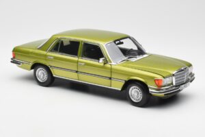 Mercedes 450 SEL W116 Citrus Zelený Edice Dealer Norev 1:18 B66040683 Kov – obrázek 6 z 8