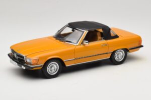 Mercedes 450 SL R107 Cayenne Orange Norev 1:18 183350 Kov – obrázek 3 z 10