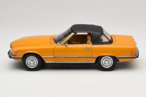 Mercedes 450 SL R107 Cayenne Orange Norev 1:18 183350 Kov – obrázek 5 z 10