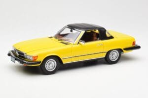 Mercedes 450SL R107 Žlutý US Version Norev 1:18 183727 Kov – obrázek 3 z 9