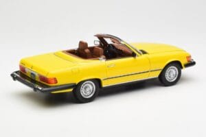 Mercedes 450SL R107 Žlutý US Version Norev 1:18 183727 Kov – obrázek 4 z 9