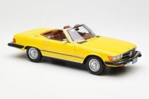 Mercedes 450SL R107 Žlutý US Version Norev 1:18 183727 Kov – obrázek 7 z 9