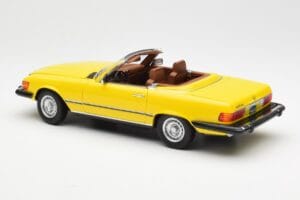 Mercedes 450SL R107 Žlutý US Version Norev 1:18 183727 Kov – obrázek 8 z 9