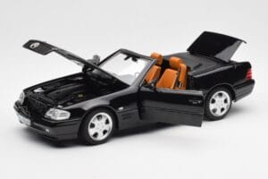 Mercedes SL 500 R129 Černý Norev 1:18 183750 Kov – obrázek 2 z 10