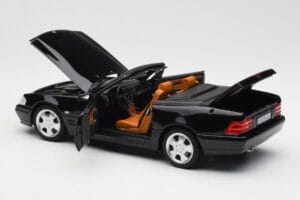 Mercedes SL 500 R129 Černý Norev 1:18 183750 Kov – obrázek 7 z 10