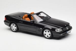 Mercedes SL 500 R129 Černý Norev 1:18 183750 Kov – obrázek 8 z 10