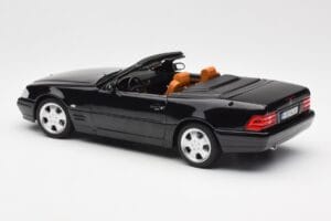Mercedes SL 500 R129 Černý Norev 1:18 183750 Kov – obrázek 9 z 10