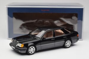 Mercedes 500E W124 Černý Limitovaná Edice Norev 1:18 183949 Kov – obrázek 12 z 12