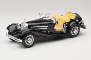 Mercedes 500K Roadster Černý Bburago 1:18 3020-P2 Kov – obrázek 2 z 8