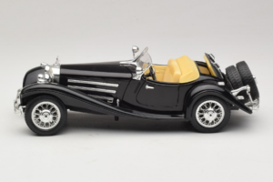 Mercedes 500K Roadster Černý Bburago 1:18 3020-P2 Kov – obrázek 4 z 8