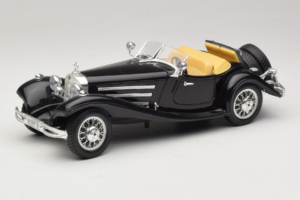Mercedes 500K Roadster Černý Bburago 1:18 3020-P2 Kov