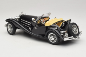 Mercedes 500K Roadster Černý Bburago 1:18 3020-P2 Kov – obrázek 5 z 8