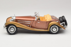 Mercedes 500K Roadster Měděný Metallic Bburago 1:18 3020-P1 Kov – obrázek 4 z 8