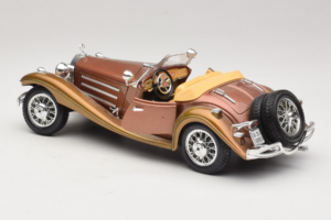 Mercedes 500K Roadster Měděný Metallic Bburago 1:18 3020-P1 Kov – obrázek 5 z 8