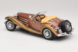 Mercedes 500K Roadster Měděný Metallic Bburago 1:18 3020-P1 Kov – obrázek 7 z 8