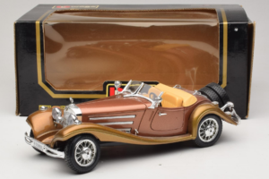 Mercedes 500K Roadster Měděný Metallic Bburago 1:18 3020-P1 Kov – obrázek 8 z 8