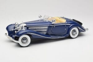 Mercedes 500K Special Roadster Modrý Maisto 1:18 56059 Kov