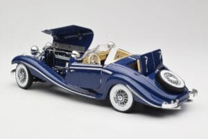 Mercedes 500K Special Roadster Modrý Maisto 1:18 56059 Kov – obrázek 5 z 8