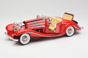 Mercedes 500K Special Roadster Červený Maisto 1:18 56058 Kov – obrázek 2 z 8