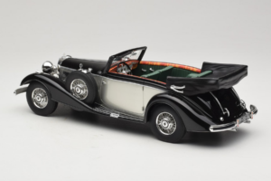 Mercedes 540K Kabriolet Černý Stříbrný Cult Models 1:18 CML184-3 Kov – obrázek 5 z 6